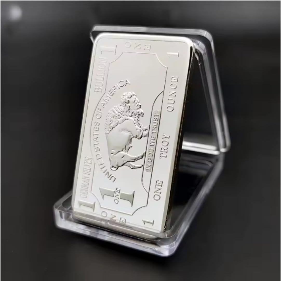 Minhbder Silver Commemorative Coins American Buffalo 1 Oz Plated Collectible Replica Souvenir Coin Art Collectible Souvenir Gifts