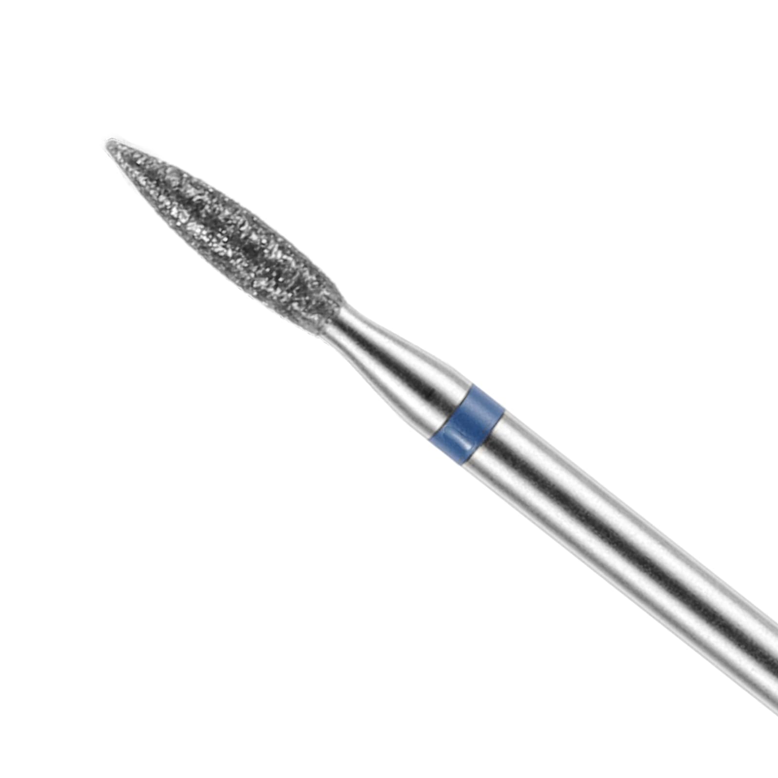 10 brocas para cutículas de llama de diamante con funda, 3/32 pulgadas, para limpiar cutículas, brocas para uñas, máquina eléctrica de limado de uñas, kit de pulido de cutículas para manicura y