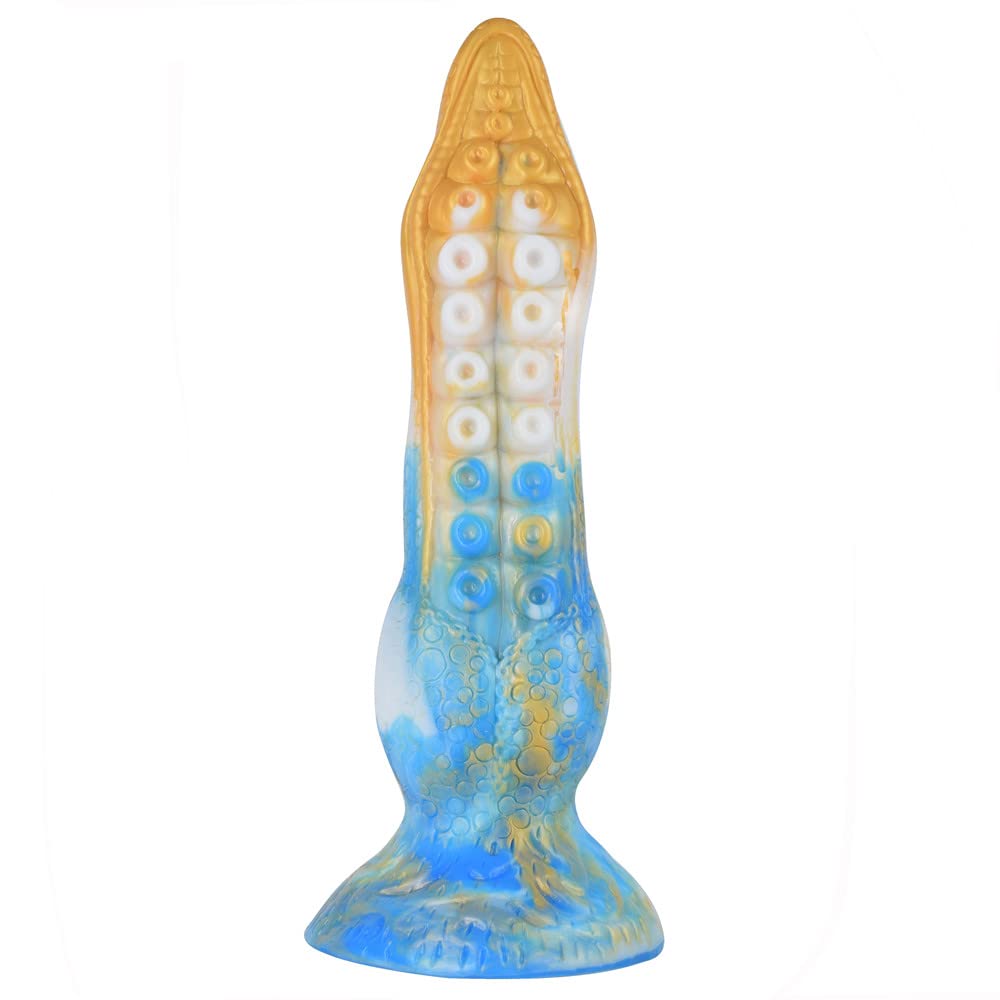 BeHorny Dildo Sex Toy, Liquid Silicone Fantasy Dildo with Suction Cup