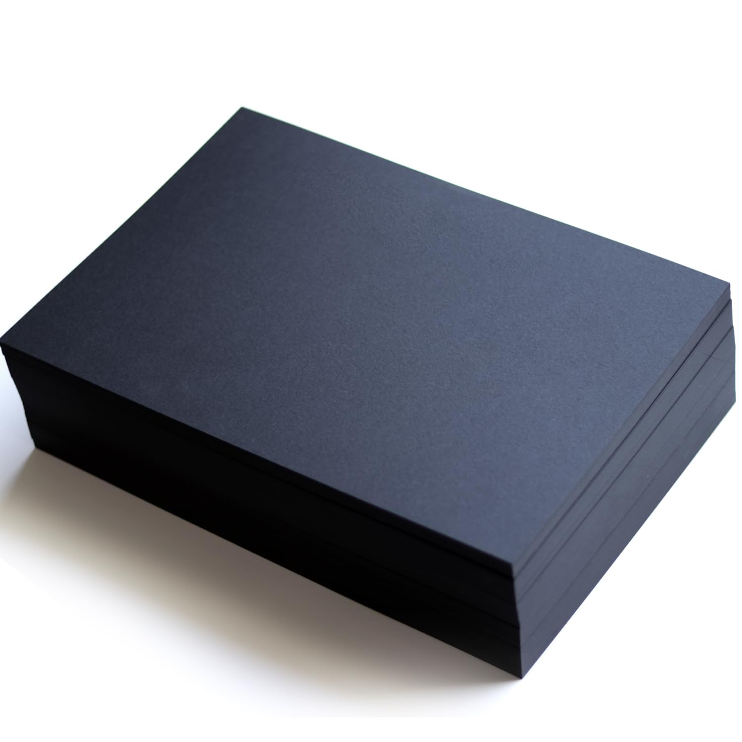 A6 Black Card Stock120GSM blank Cardstock Black Card Paper 10 x15 cm (100)