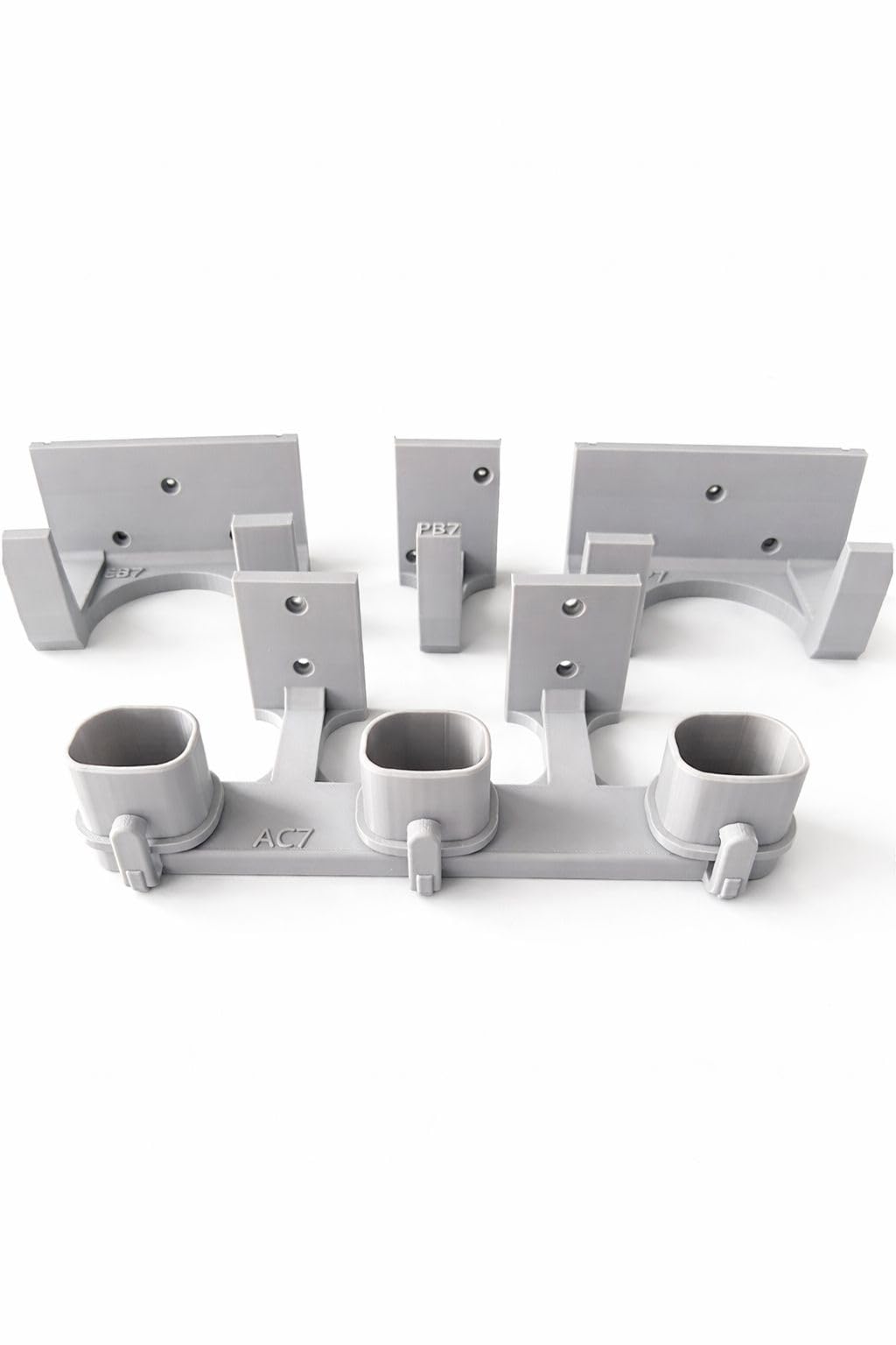Großes Set Wandhalterung für Vorwerk Kobold AC7 Wandmontage