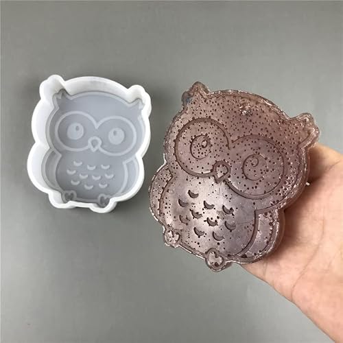 Owl Animal Freshie Molds,Silicone Molds For Freshies,Car Freshie Molds,Silicone Epoxy Resin Molds For Aroma Beads,Soap Mold,Candle Molds,Pendant Mold (Owl Animal) #TOP1