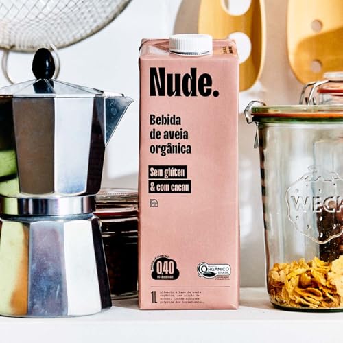Pack Nude Leite de Aveia Cacau 1l - Caixa 6 Unidades