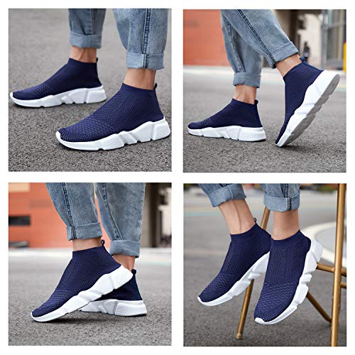 wxq men's running lightweight breathable casual sports shoes fashion sneakers walking shoes