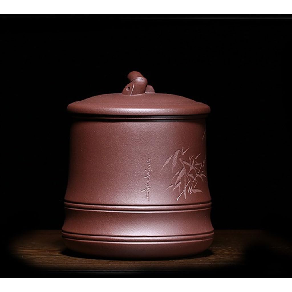 Tasse à thé Tasse à thé avec Filtre en Sable Violet, Tasse à thé Faite à la Main, Tasse à thé for la Maison, Le Bureau, la Cuisine, l'étude, 560 ML Tasses à thé réutilisables