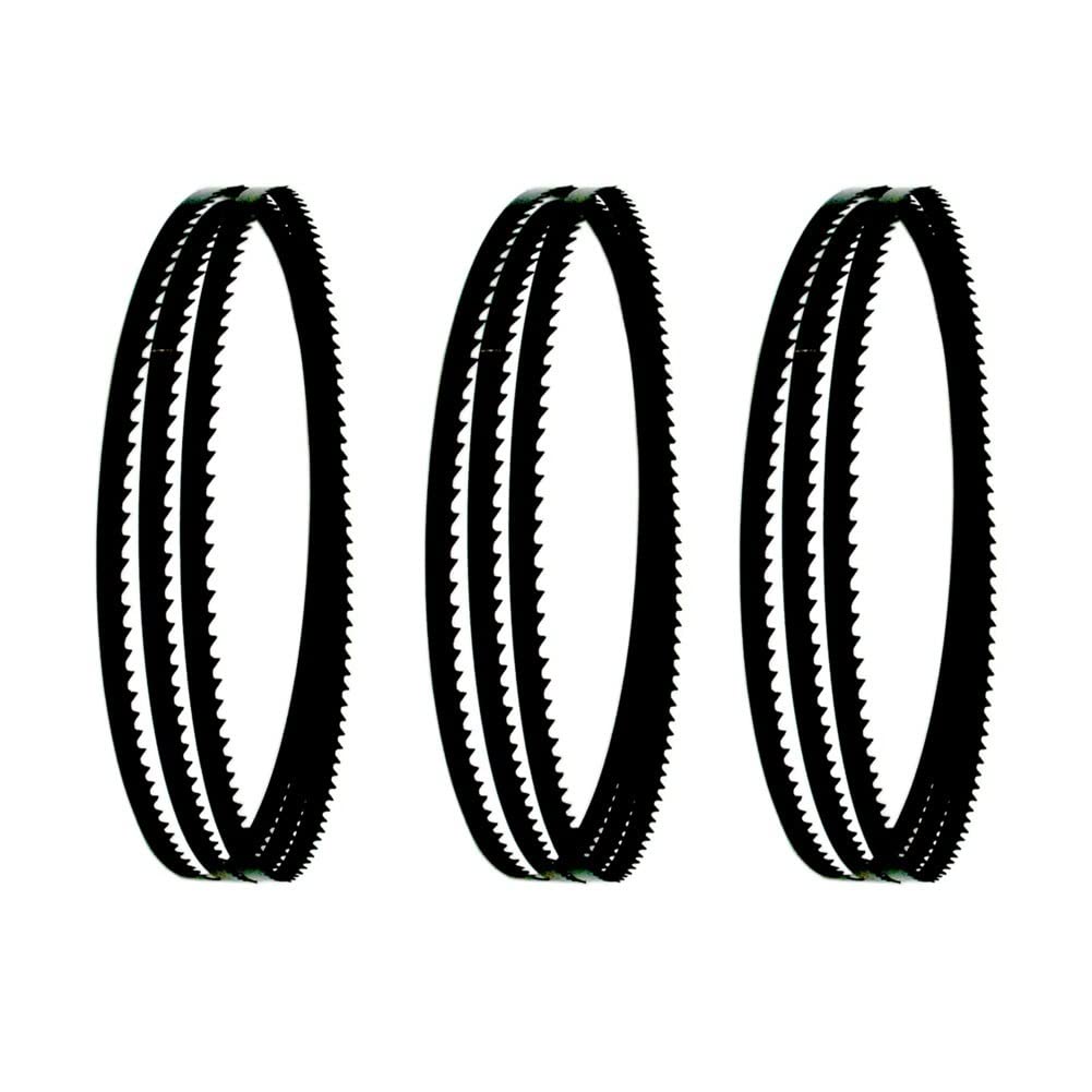 3 pcs 2240 mm lame de scie à la bande 6,35 10 mm de largeur 3 4 6 10 1 4tpi for Métabo Accessoires d'outils de travail du bois coup de bois 88 "(2240x10x0.3 10T)