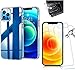 Produktbild Ultimate24Style Handyhülle iPhone 12 Pro Hülle + 2X 9H Panzerfolie Glas + 2X Kameraschutz TRANSPARENT