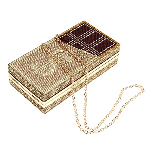 Pochette de mariage noire chic SOIMISS pour femme