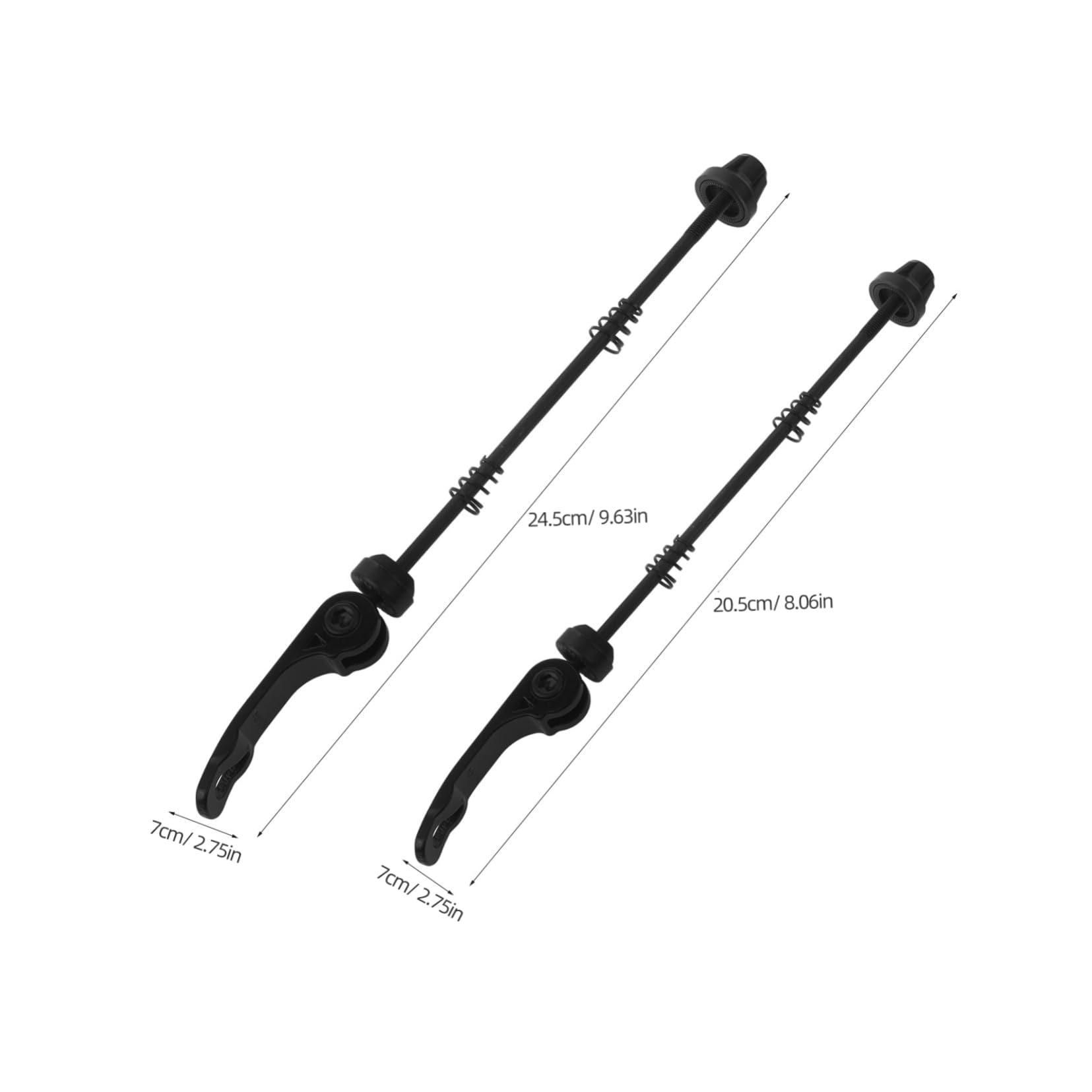DECHOUS 1Pair Bike Wheel Lock Quick Release Skewer Durable Mountain Secure Theft Locking Device for Cycling Accessories Compatible with Bike Models