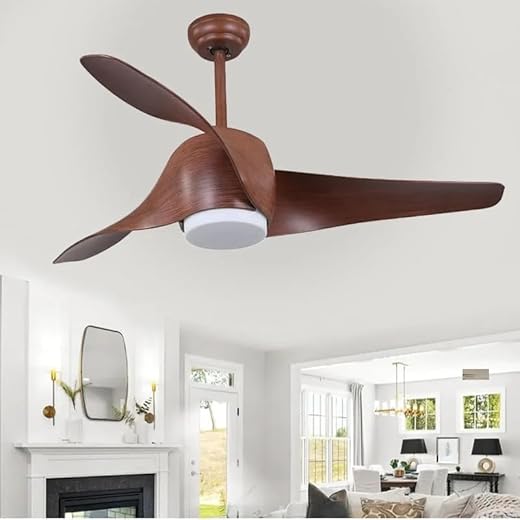 LIGHT ART STUDIO Woodpecker Brown Ceiling Fan 50W BLDC Motor