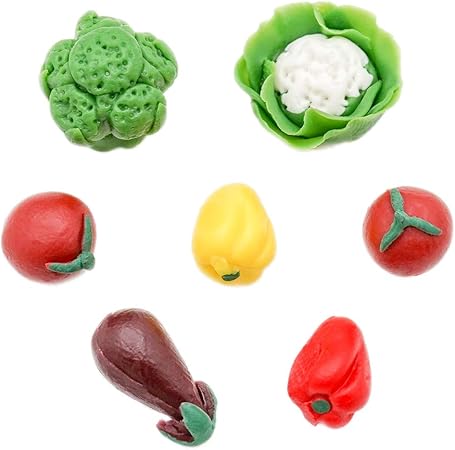 Amazon Odoria ミニチュア食品 1 12 7個 野菜 ドールハウス プラモデル 通販