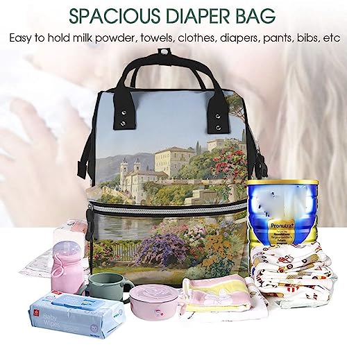 Sac à dos à couches mixte paysage marin multicolore taille unique voyage - 5
