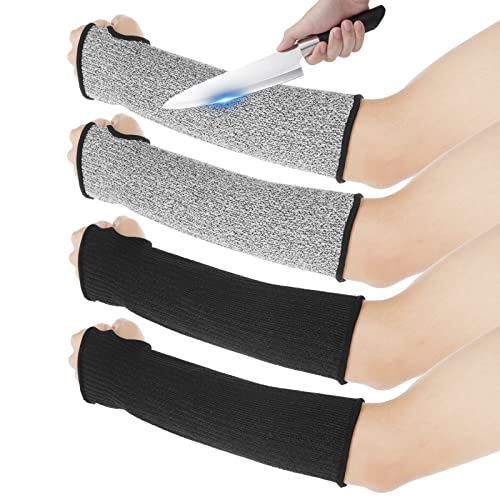 2 Paia Maniche Resistenti al Taglio con Fori per