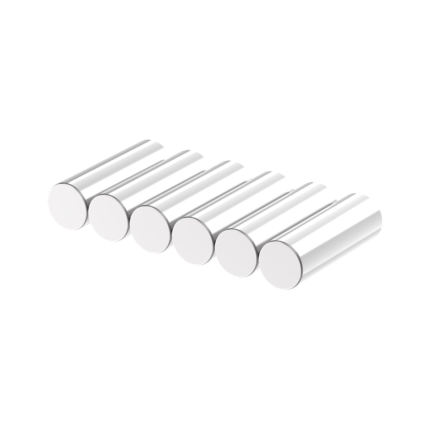 N42-1/2 D x 1.50" H - 6Pack, Super Strong Cylindrical Magnet, Powerful Neodymium Cylinder Magnets for Fridge, DIY, Building, Scientific, Craft, Office,Map Magnets, Strong Nail Magnet