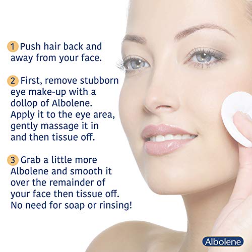 Albolene Face Moisturizer And Makeup Remover, Facial Cleanser And Cleansing Balm, Fragrance Free Cream, 3 Fl Oz (3 Pack) #TOP5