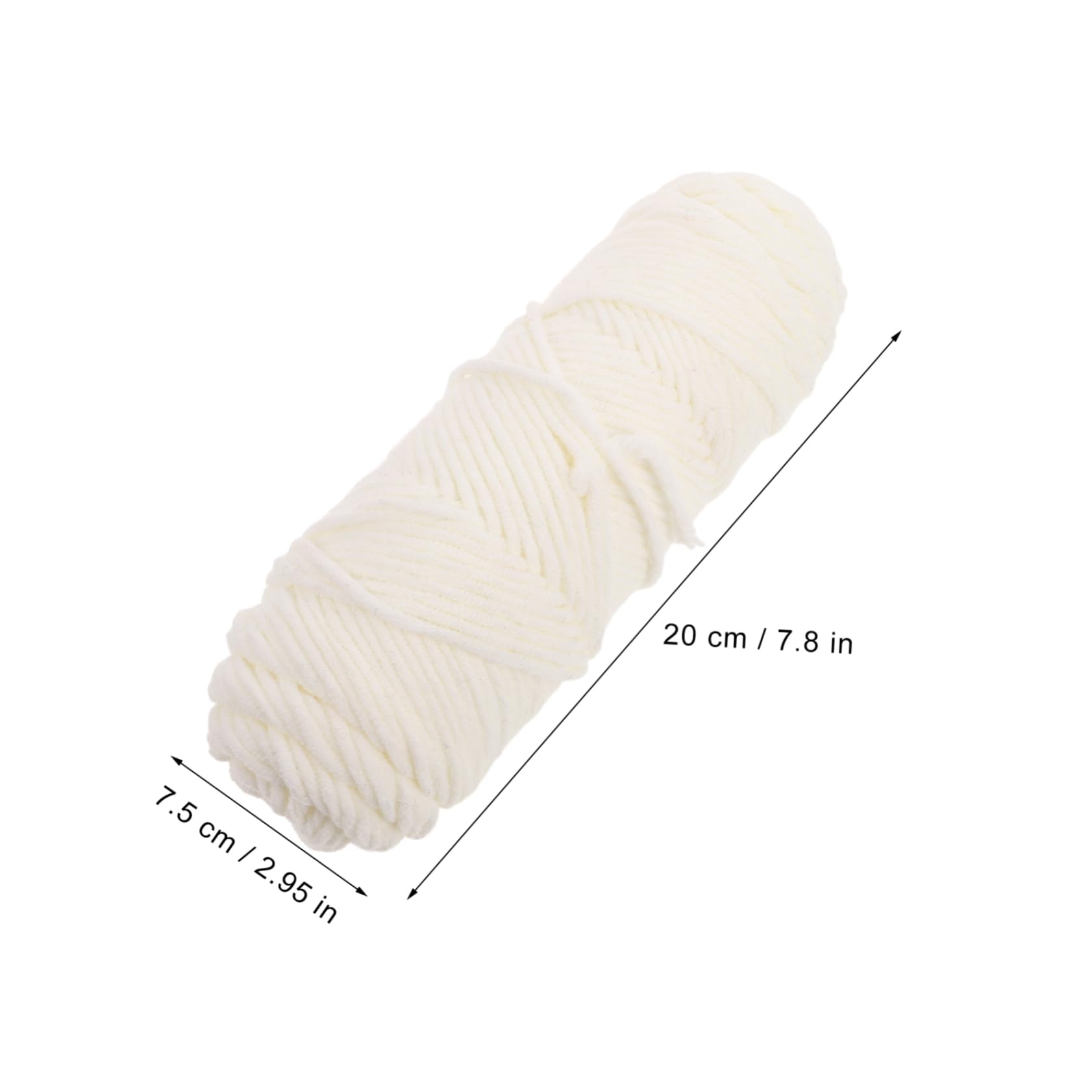 Uonlytech 7rollen Häkelnadeln Aus Milchbaumwolle Weiches Garn Für Puppenzubehör Babydecken Mützen Pullovern Stricksocken DIY-Hobby-projekte Für Erwachsene Anfänger Und Experten