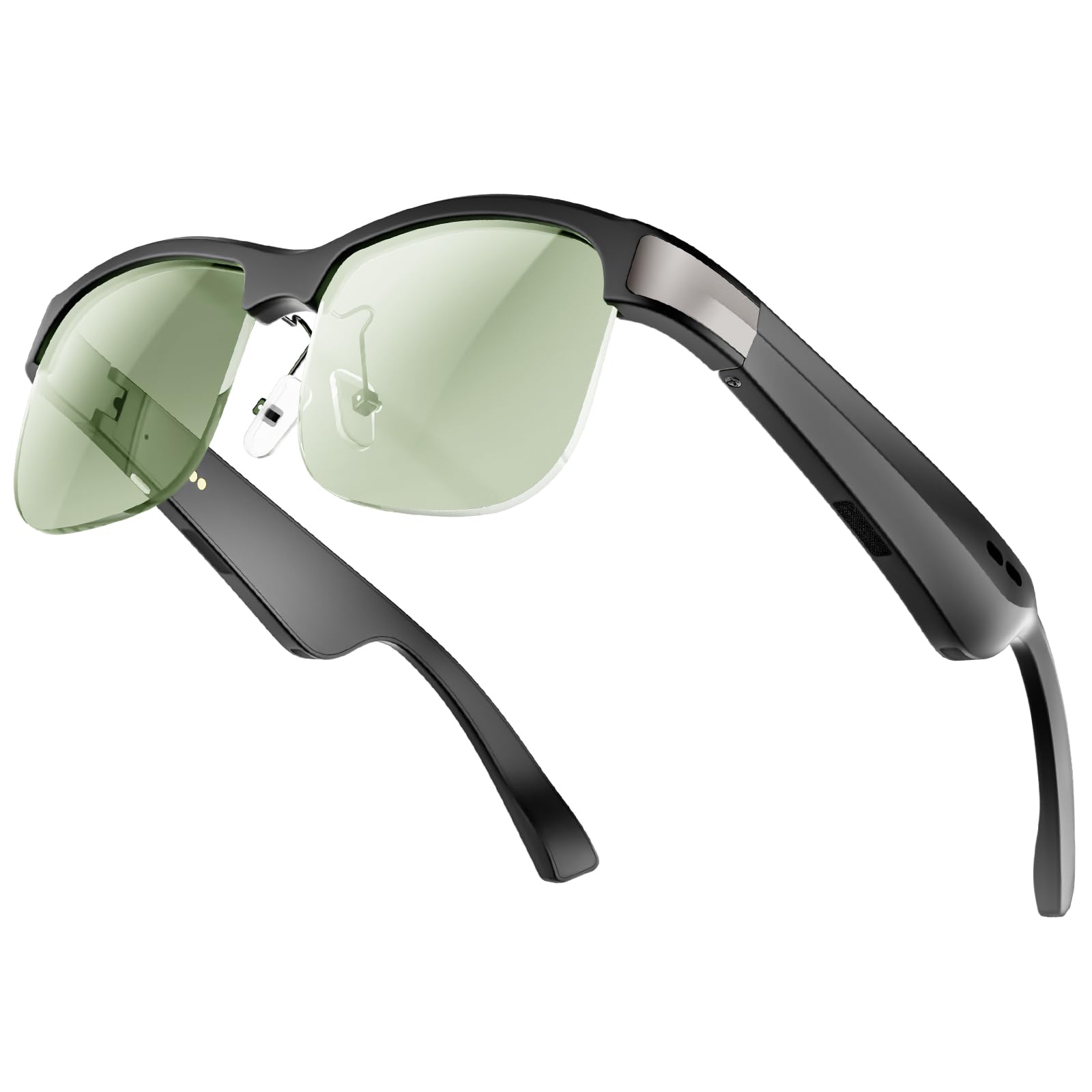 Smart Glasses Bluetooth Sunglasses with Open Ear Speaker Voice Assistant Sports Outdoor UV Protection