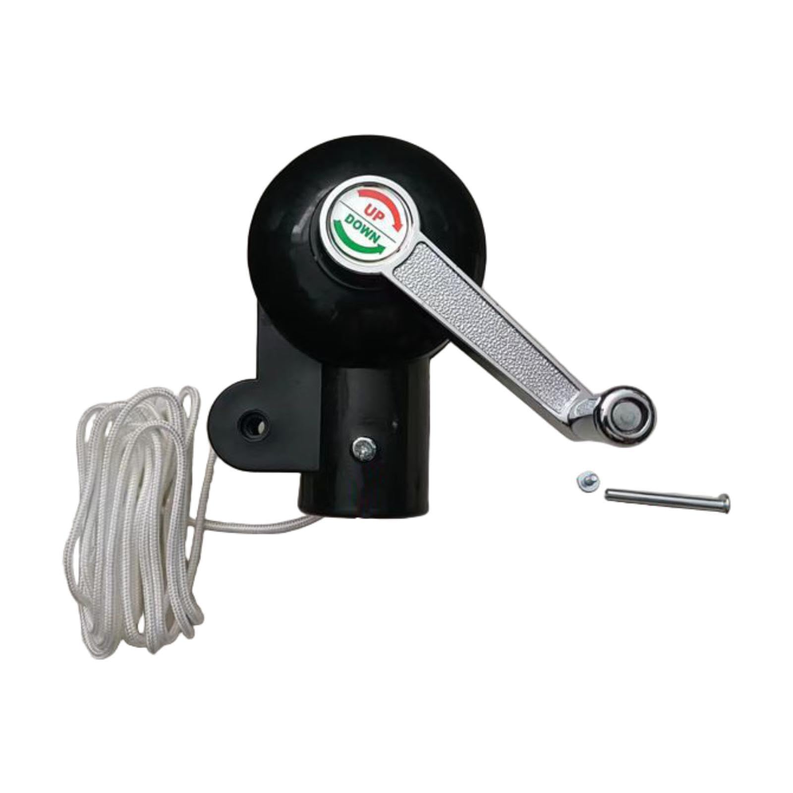 Gralara Accessori per ombrelloni da Giardino, manovella per ombrellone Facile da installare con Corda per ombrelloni da Giardino Esterno