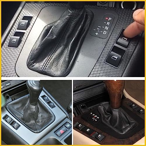 Capuchon de bouton de fenêtre BMW E46 E90 pièce de rechange ABS noir robuste - 5