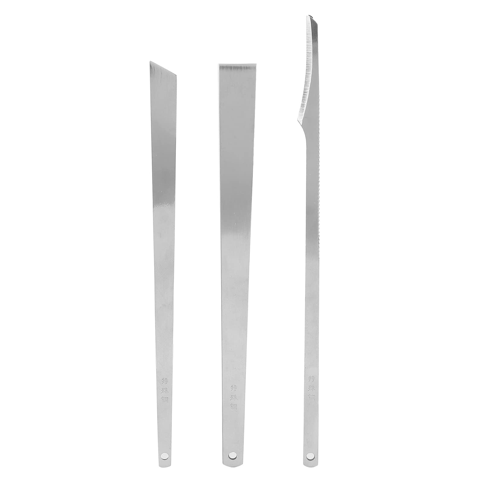 Professional 3pcs Steel Pedicure Knife Set, Stainless Steel Pedicure Blades and Callus and Cuticle Removal Kit, Home and Salon Pedicure Kit