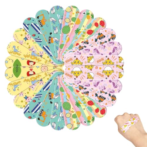 Parches Repelentes de Mosquitos para Niños | Pegatinas Antimosquitos para Bebés y Niños | 120 Unidades | Impermeables, Sin Látex, con Diseño Divertido