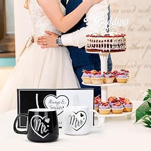 Lihaomrandmrsmugssetof2coffeemugscouplecoffeemugsforweddinggiftsengagementgiftsanniversaryvalentinesdayhisandherweddingmugsmarriagegifts Urban Country Home Decor Lihao mr and mrs mugs set of 2 coffee mugs couple coffee mugs for wedding gifts engagement gifts anniversary valentines day his and her wedding mugs marriage gifts urban country home decor