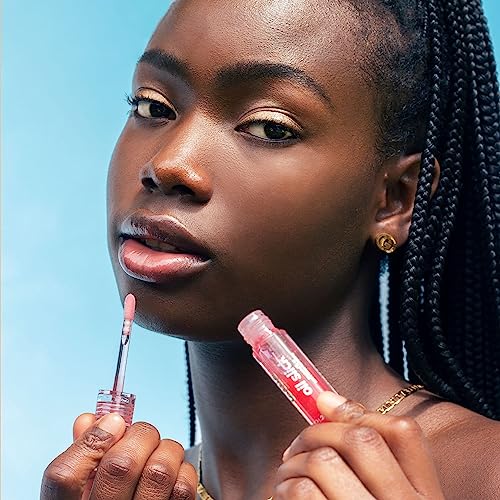 Lottie London Oil Slick in Extra Cherries, Nourishing & Hydrating Lip Oil Infused with Vitamin E, Vitamin B, Almond Oil and Jojoba Oil, for a Non-sticky & Glossy Finish - Image 4
