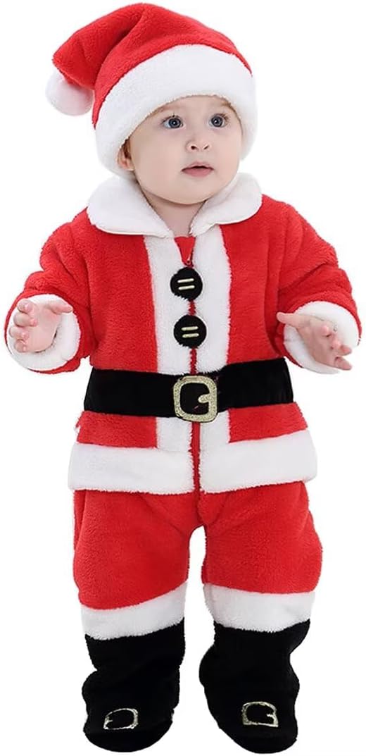 Adorable Baby Santa Costume for Christmas Dress Up UK Ubuy