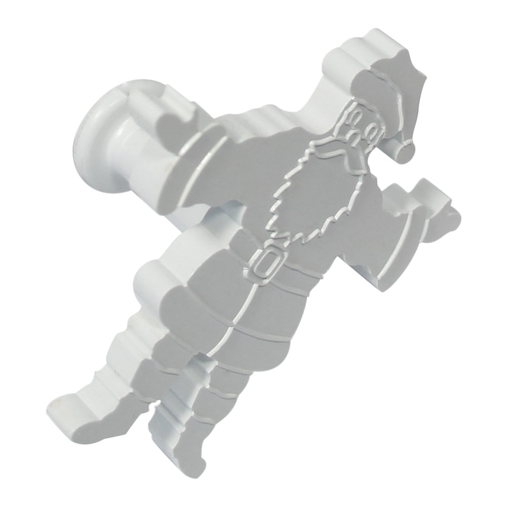 PME Embossed Father Christmas Cutter, White, Large Size - Image 3