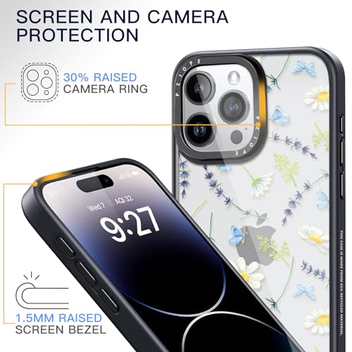 Coque iPhone 15 Pro Max Protection Transparente Jolie Esthétique Anti-Rayures