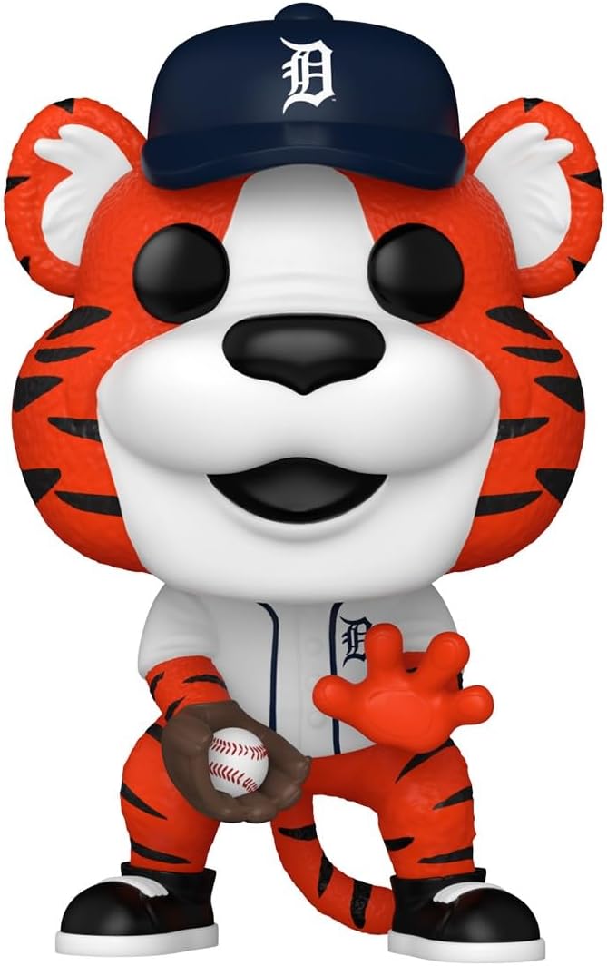 Funko Pop! MLB: Detroit Tigers - Paws - MLB Mascots and Marks - Collectable Vinyl Figure - Gift Idea - Official Merchandise - Toys for Kids & Adults - Sports Fans - Figure for Collectors and Display