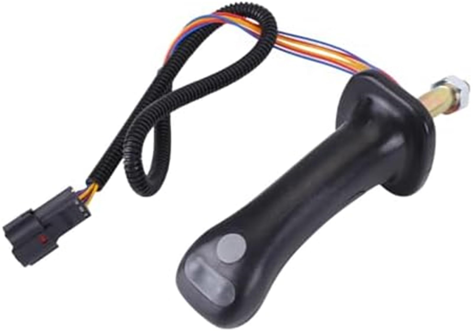Uchwyt joysticka do koparki, 218-6118 Uchwyt joysticka 2 przyciski do koparki, do ładowarki kołowej Caterpillar 216 216B Seria 216B3 226 226B 226B3 Uchwyt joysticka do koparki ze stopu alumini