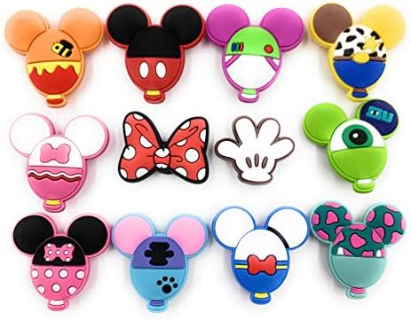 FunCentric Balloon Charms for Shoes and Bracelets, 12-Charms Included