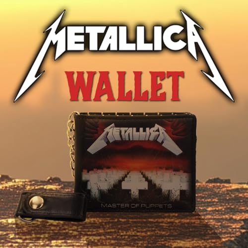 Nemesis Now Heavy Metal Band Music Wallet, Rock Band Merch - Metallica2