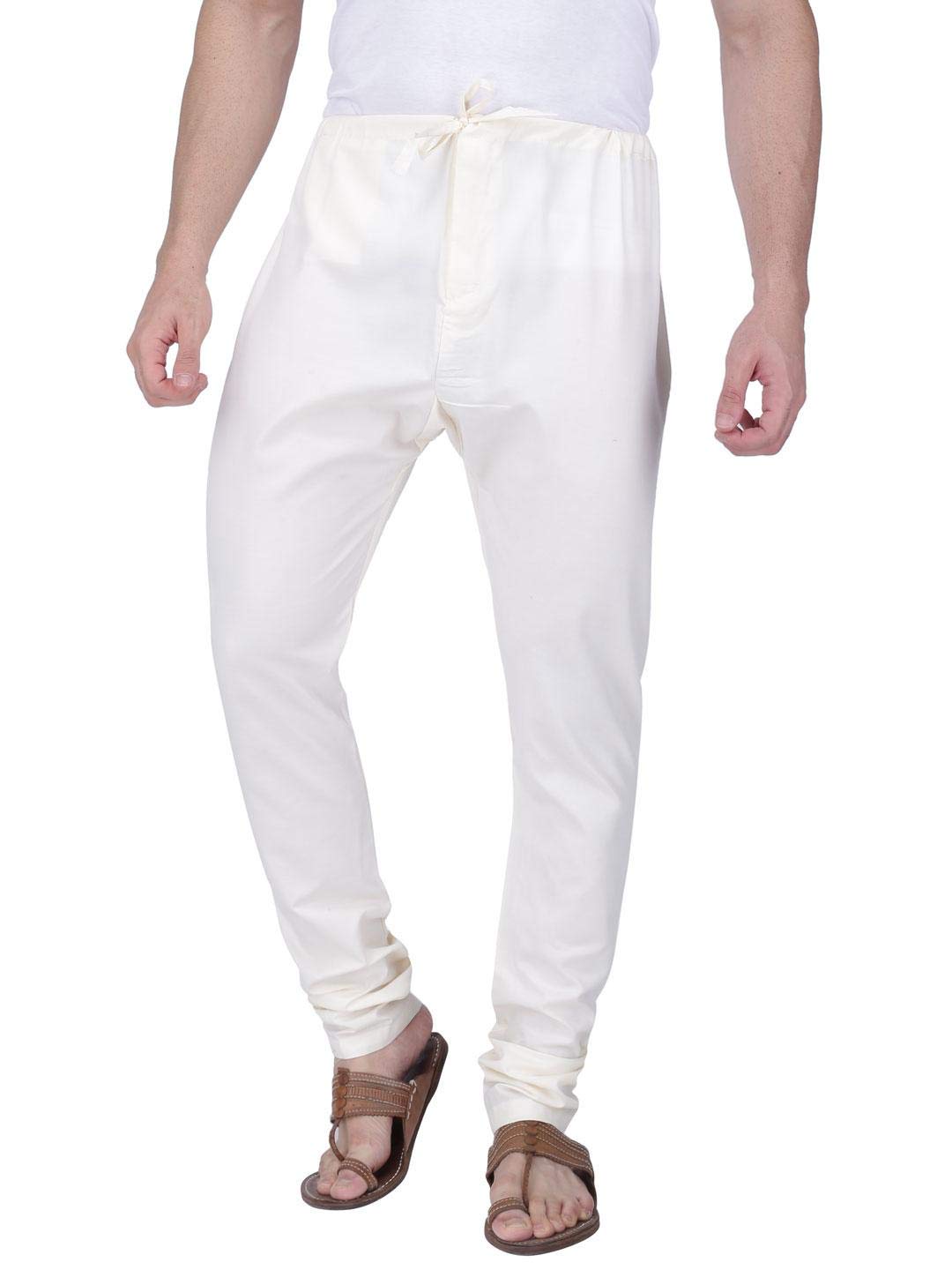 rajubhai hargovindas Cream Cotton Silk Men's Chudidar-picture-25