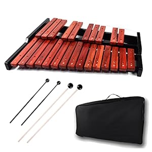 TNZMART 25 Töne Holz Xylophon Glockenspiel