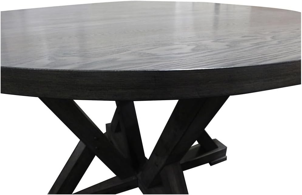 Best Master Furniture 47 in. Round Dining Table Grey