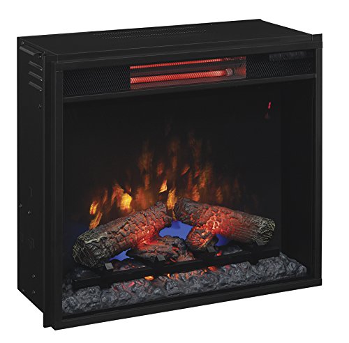 ClassicFlame 23II310GRA 23" Infrared Quartz Fireplace Insert with Safer Plug