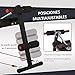 Imagen de HOMCOM Banco Abdominales Plegable Ajustable en Altura con Soporte Poplíteo Regulable Ideal Hogar y Gimnasio 137x51x50-66 cm Negro