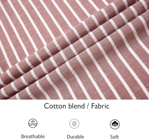 Image of Zombom Men's Regular Fit Vertical Striped Casual Shirt | Full Sleeve Cotton Blend Shirt for Men | Slim Fit Stylish Party