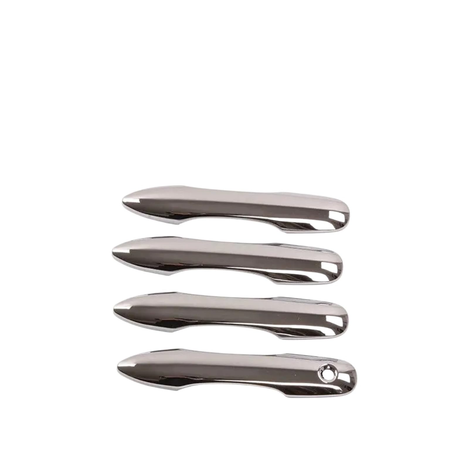 Jkkkks 0 Keyless Entry Car Exterior Door Handle Replacement For Toyota For Camry For Daihatsu For Altis Xv70 2018-2024 Chrome Car Door Handle Cover Bowl Trim Car Handle Compatible(0 Keyless Entry)