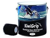 KiwiGrip Non-Skid Deck System, Grey, 4 Liter, KG10124R