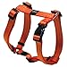 Reflective Adjustable Dog H Harness for Small to Medium Dogs; matching collar and leash available, Orange