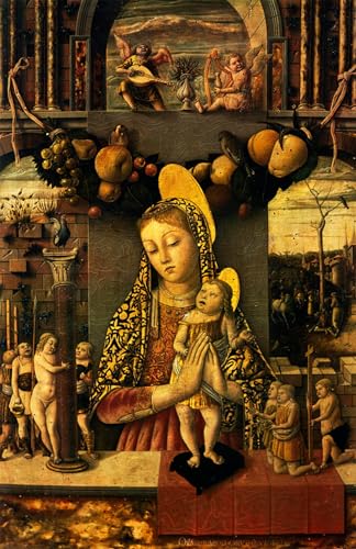 Cuadro para pared de Carlo Crivelli de 60x90cm ideal para transformar tu salón con arte clásico