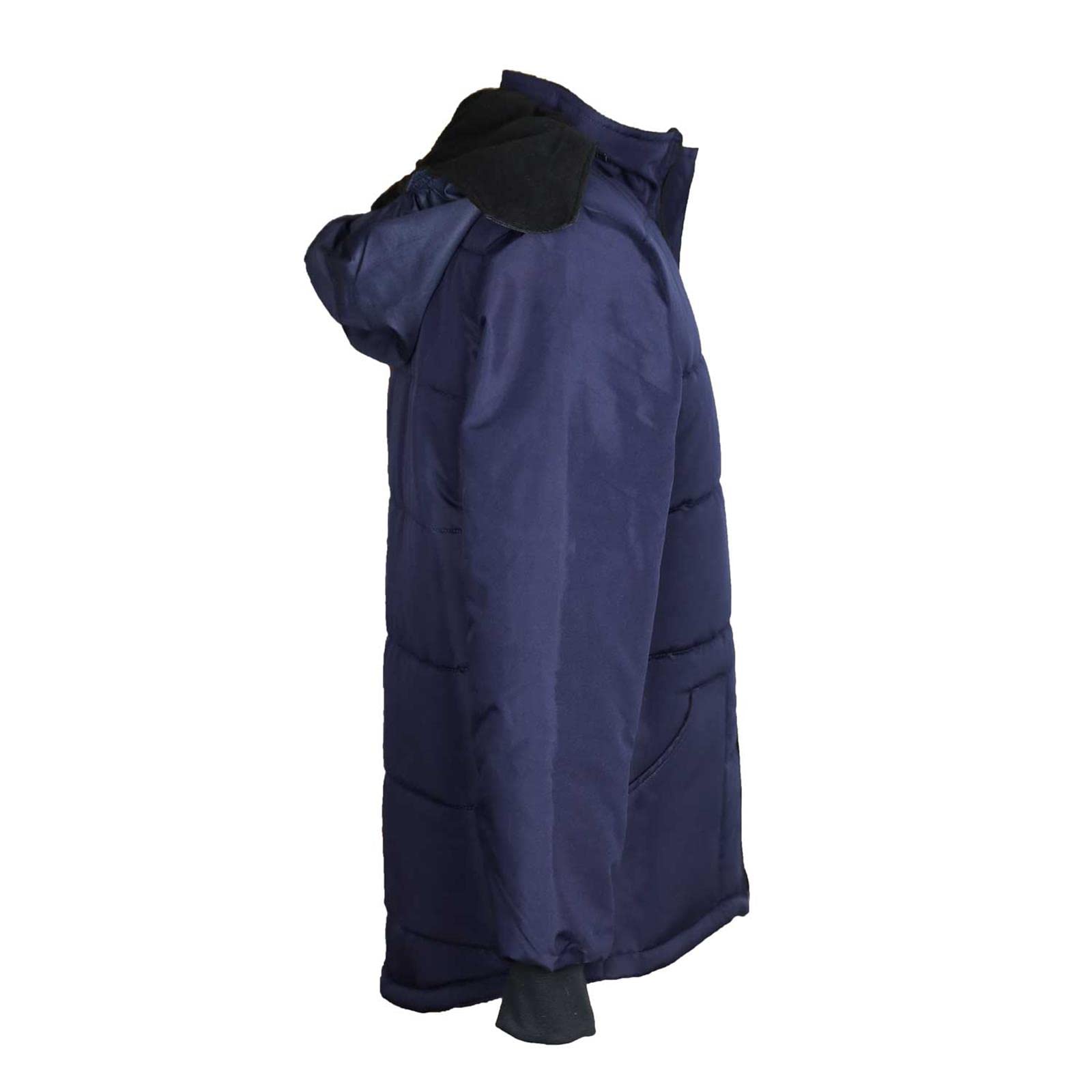 Kinder Reitset Reitjacke Mia Dunkelblau gesteppt Fleecefutter mit Silikon-Vollbesatz Reitleggings Schwarz