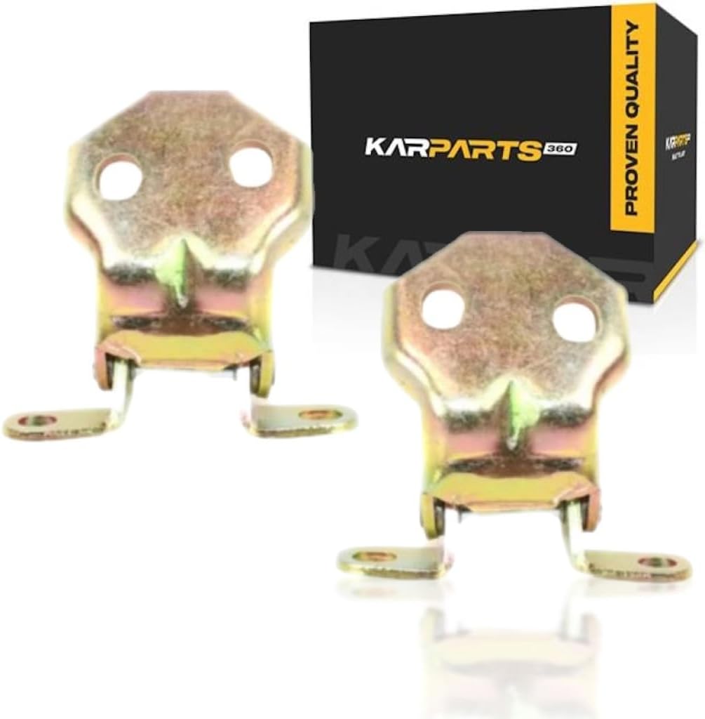 for Toyota 4Runner/Pickup 1984-1991 Door Hinge Driver and Passenger Side | Pair | Front | Lower | Replacement for TO1360102, TO1361102 | 6874014030, 6873014030