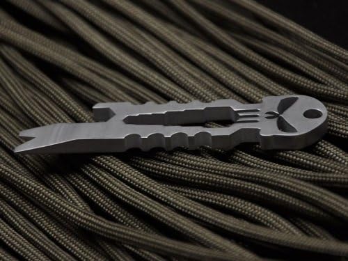 High Quality Multi-functional Pocket Survival EDC Keyring Keychain Emergency Tool Beer Opener Survival Tool