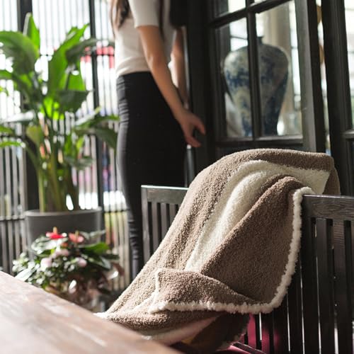 Fluffy Soft Warm Versatile Blanket for Sofa/Couch/Bed Throw，Blanket for Bed, Super Soft Cosy Warm Throw Blanket Throws for Sofa Bed Lightweight(Khaki)