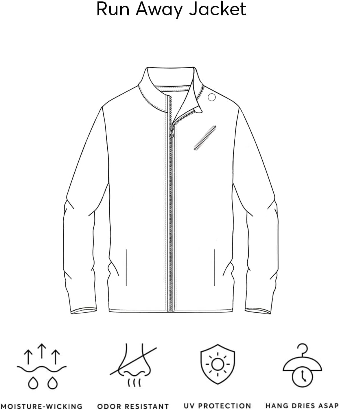 Expert Brand Men's Performance Activewear Run Away Training Jacket