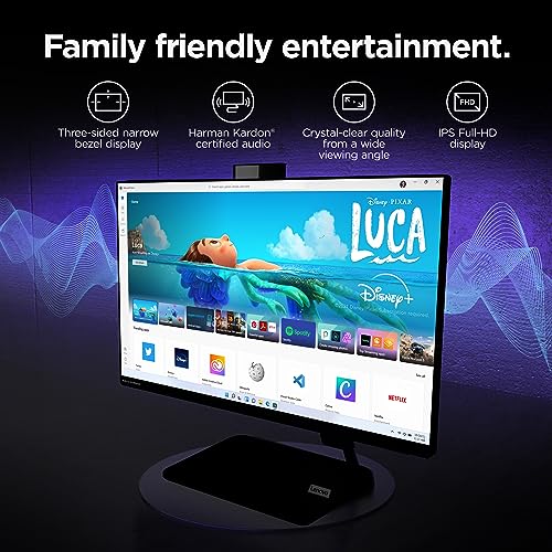 Image of Lenovo IdeaCentre AIO 3i 24 - (2023) - All in One Desktop Computer - Mouse and Keyboard Included - 23.8 inch Full HD Touchscreen Display - Windows 11-8GB Memory - 256GB Storage - Intel Core i5-13420H